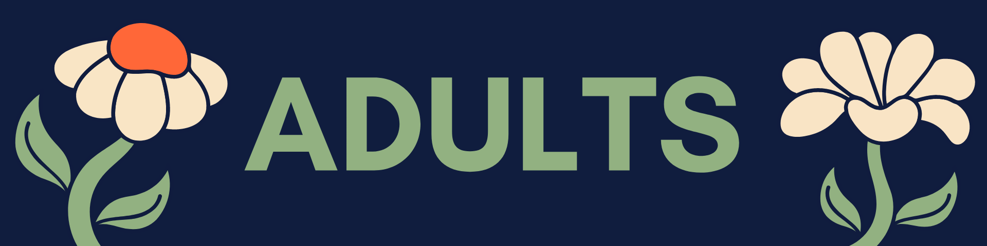 Adults graphic header