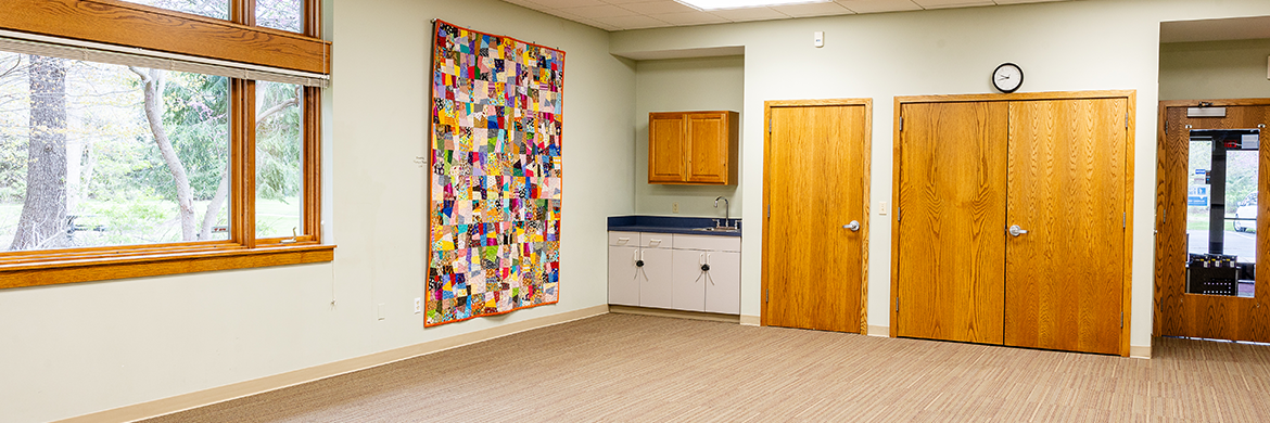 Interior of a meeting room