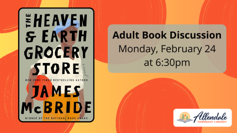 Adult Book Discussion Monday, February 24, 6:30 PM