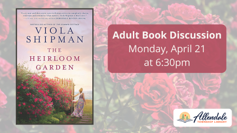 Adult Book Discussion Monday, April 21, 6:30 PM