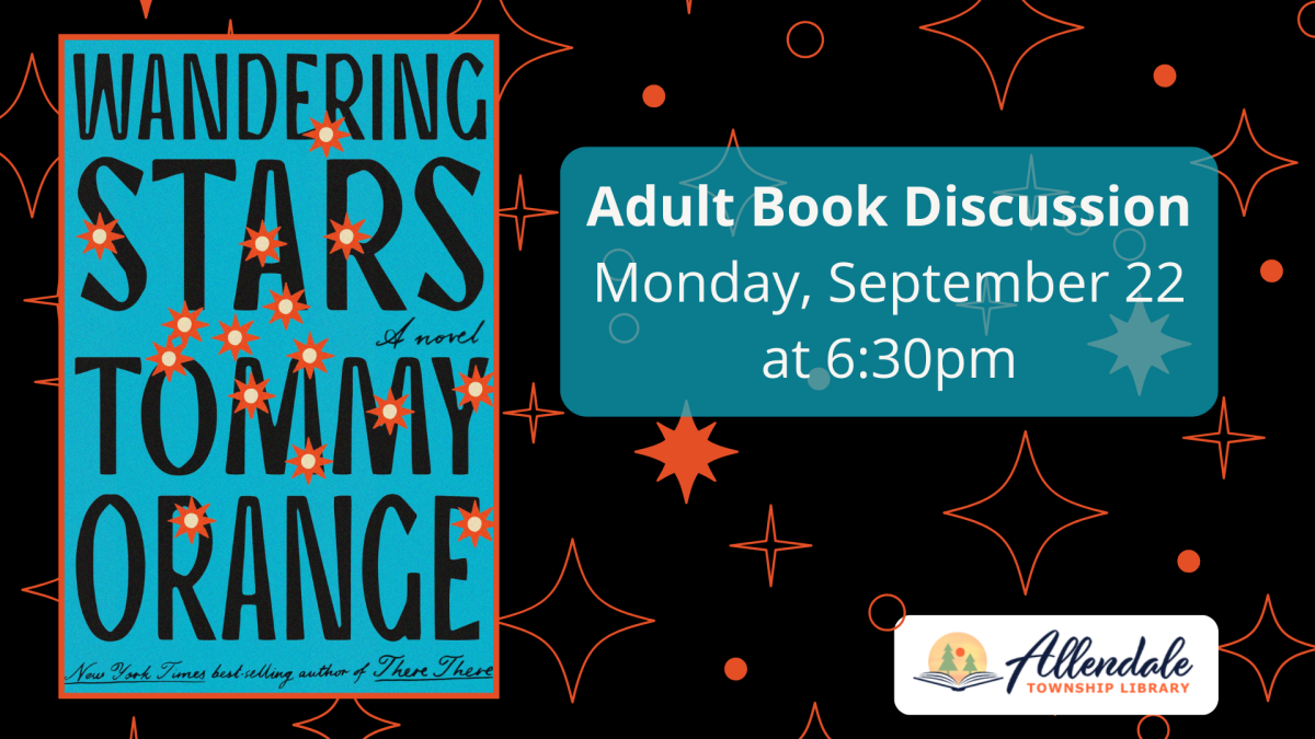 Adult Book Discussion Monday, September 22, 6:30 PM